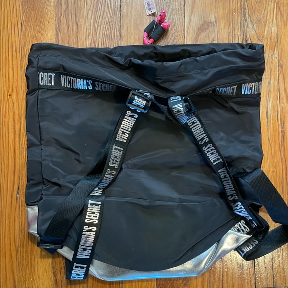 SOLD 🛑 Victoria’s Secret Metallic Backpack - Picture 2 of 2